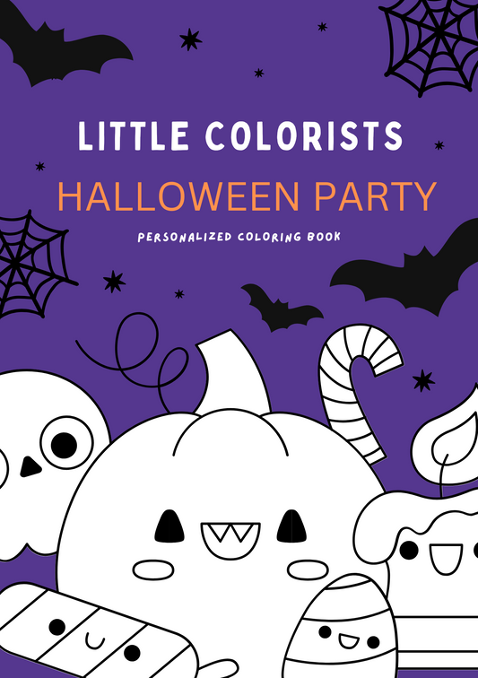 Halloween Party Coloring Book: Spooky Fun for Little Artists!